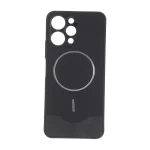 قاب Line Case جیر MagSafe فلزی محافظ لنزدار Xiaomi Redmi 12 / Poco M6 Pro 5G - مشکی