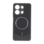 قاب Line Case جیر MagSafe فلزی محافظ لنزدار Xiaomi Redmi Note 13 4G - مشکی