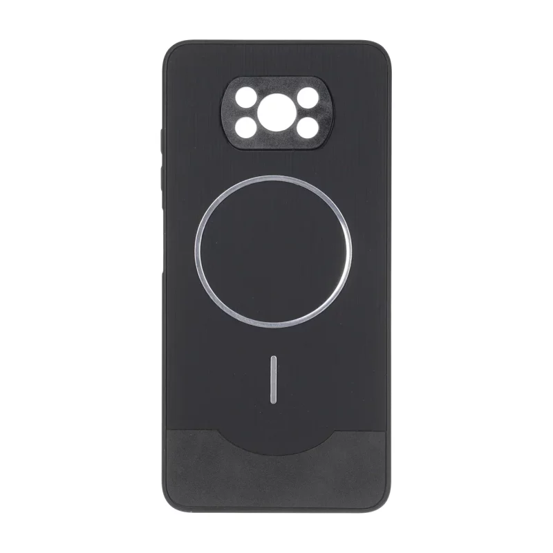 قاب Line Case جیر MagSafe فلزی محافظ لنزدار Xiaomi Poco X3 / Poco X3 Pro / Poco X3 NFC - مشکی - تصویر 2