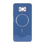 قاب Line Case جیر MagSafe فلزی محافظ لنزدار Xiaomi Poco X3 / Poco X3 Pro / Poco X3 NFC - سرمه ای