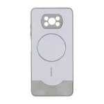 قاب Line Case جیر MagSafe فلزی محافظ لنزدار Xiaomi Poco X3 / Poco X3 Pro / Poco X3 NFC - طوسی