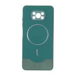قاب Line Case جیر MagSafe فلزی محافظ لنزدار Xiaomi Poco X3 / Poco X3 Pro / Poco X3 NFC - سبز