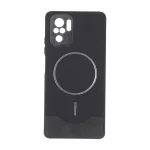 قاب Line Case جیر MagSafe فلزی محافظ لنزدار Xiaomi Redmi Note 10 4G / Redmi Note 10S / Poco M5S - مشکی