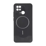 قاب Line Case جیر MagSafe فلزی محافظ لنزدار Xiaomi Redmi 10C / Redmi 10 Power / Poco C40 - مشکی