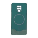 قاب Line Case جیر MagSafe فلزی محافظ لنزدار Xiaomi Redmi Note 9S / Redmi Note 9 Pro / Redmi Note 9 Pro Max - سبز