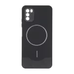 قاب Line Case جیر MagSafe فلزی محافظ لنزدار Xiaomi Poco M3 - مشکی