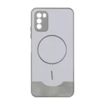 قاب Line Case جیر MagSafe فلزی محافظ لنزدار Xiaomi Poco M3 - طوسی