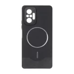 قاب Line Case جیر MagSafe فلزی محافظ لنزدار Xiaomi Redmi Note 10 Pro 4G / Redmi Note 10 Pro Max - مشکی