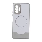 قاب Line Case جیر MagSafe فلزی محافظ لنزدار Xiaomi Redmi Note 10 Pro 4G / Redmi Note 10 Pro Max - طوسی