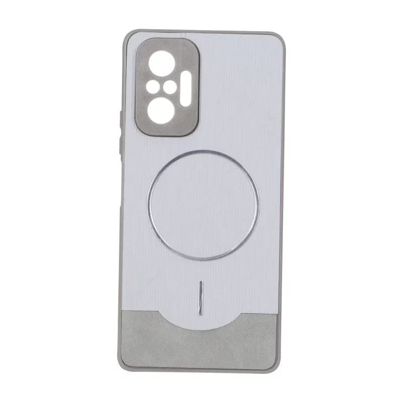 قاب Line Case جیر MagSafe فلزی محافظ لنزدار Xiaomi Redmi Note 10 Pro 4G / Redmi Note 10 Pro Max - طوسی - تصویر 2