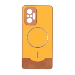 قاب Line Case جیر MagSafe فلزی محافظ لنزدار Xiaomi Redmi Note 10 Pro 4G / Redmi Note 10 Pro Max - نارنجی