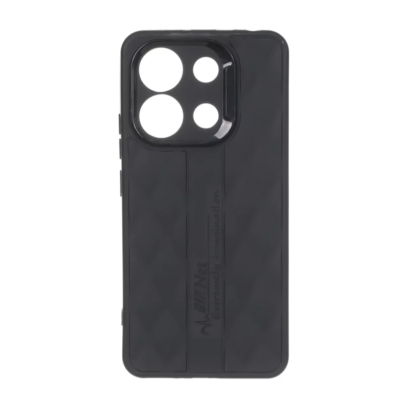 قاب پافر لوزی Imagination دور لنز براق Xiaomi Redmi Note 13 4G - مشکی کد 1 - تصویر 2