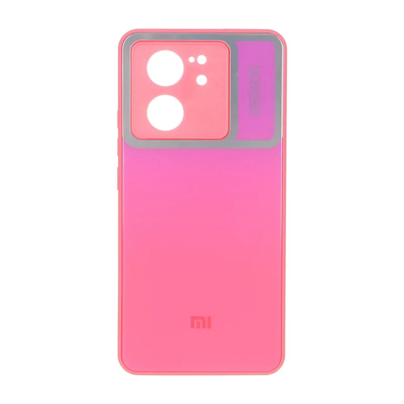 قاب Auto Focus پشت گلس دور لنز آینه ایXiaomi Mi 13T / Mi 13T Pro - سرخابی - تصویر 2