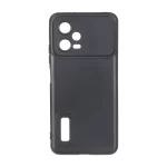 قاب طرح الکترواستاتیک مات محافظ لنزدار Xiaomi Redmi Note 12 5G / Poco X5 5G - مشکی