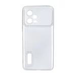 قاب طرح الکترواستاتیک مات محافظ لنزدار Xiaomi Redmi Note 12 5G / Poco X5 5G - نقره ای