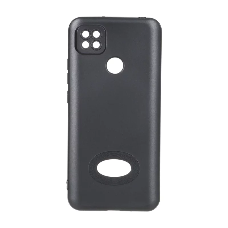 قاب طرح الکترواستاتیک مات محافظ لنزدار Xiaomi Redmi 10A / Redmi 9C / Poco C31 - مشکی - تصویر 2