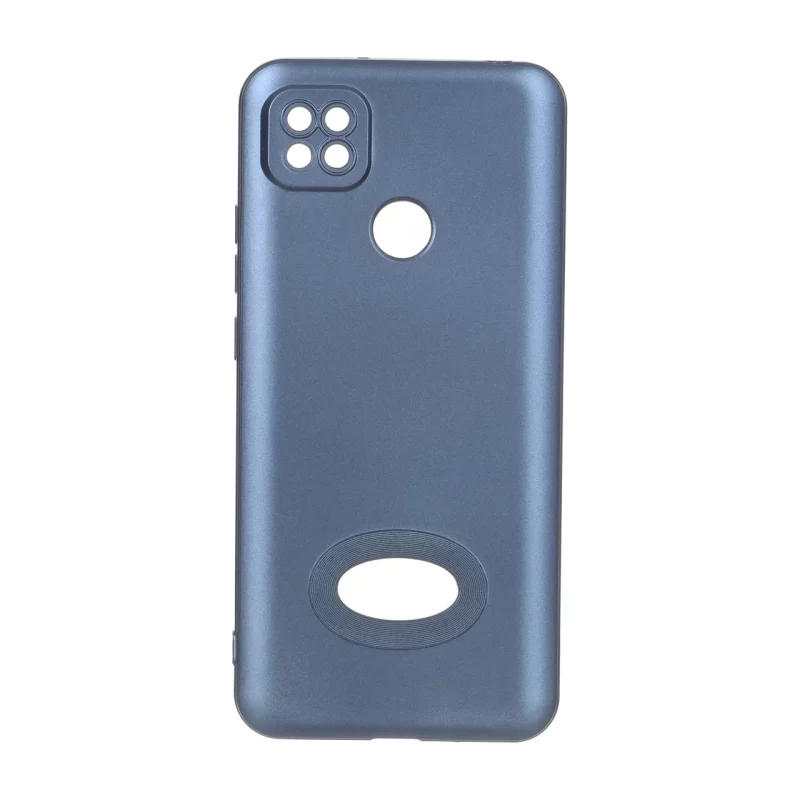 قاب طرح الکترواستاتیک مات محافظ لنزدار Xiaomi Redmi 10A / Redmi 9C / Poco C31 - سرمه ای - تصویر 2