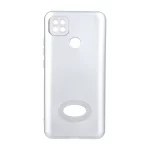 قاب طرح الکترواستاتیک مات محافظ لنزدار Xiaomi Redmi 10A / Redmi 9C / Poco C31 - نقره ای