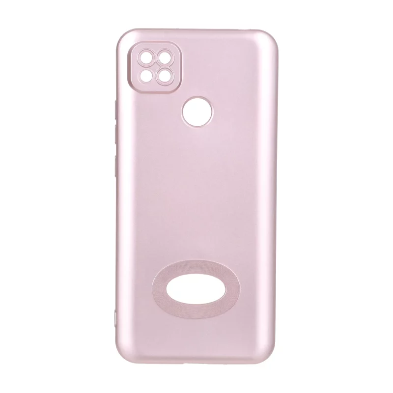 قاب طرح الکترواستاتیک مات محافظ لنزدار Xiaomi Redmi 10A / Redmi 9C / Poco C31 - صورتی - تصویر 2