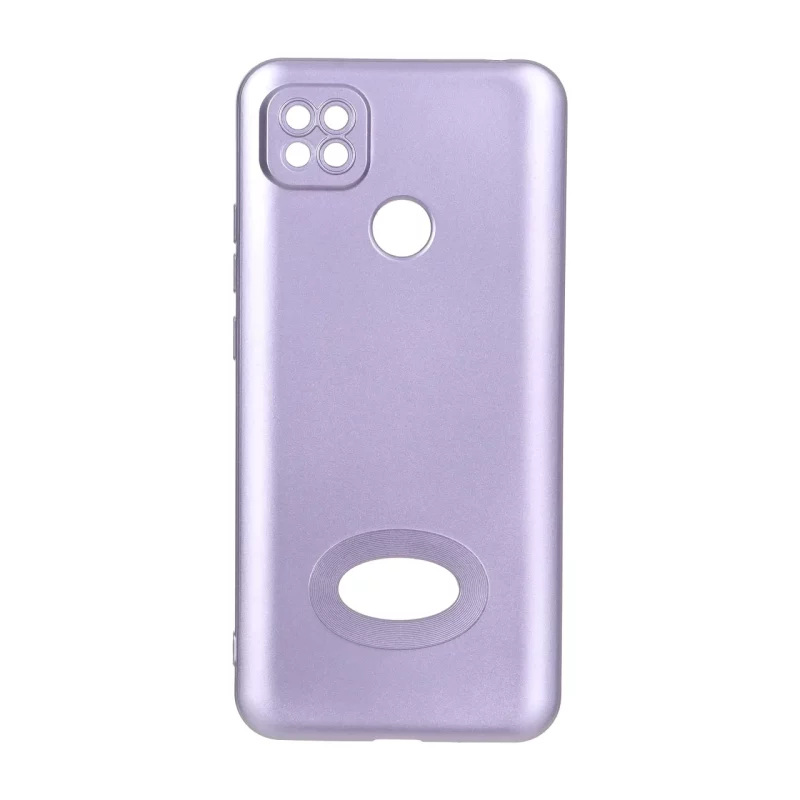قاب طرح الکترواستاتیک مات محافظ لنزدار Xiaomi Redmi 10A / Redmi 9C / Poco C31 - بنفش - تصویر 2