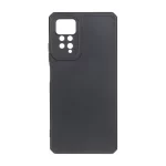 قاب طرح الکترواستاتیک مات محافظ لنزدار Xiaomi Redmi Note 11 Pro Plus - مشکی