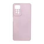 قاب طرح الکترواستاتیک مات محافظ لنزدار Xiaomi Redmi Note 11 Pro Plus - صورتی