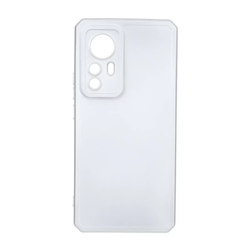 قاب طرح الکترواستاتیک مات محافظ لنزدار Xiaomi Mi 12T / Mi 12T Pro / Redmi K50 - نقره ای - تصویر 2
