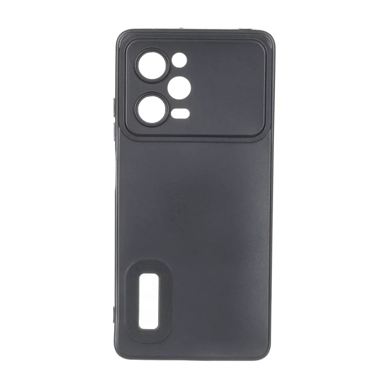 قاب طرح الکترواستاتیک مات محافظ لنزدار Xiaomi Redmi Note 12 Pro 5G / Xiaomi Poco X5 Pro 5G - مشکی - تصویر 2