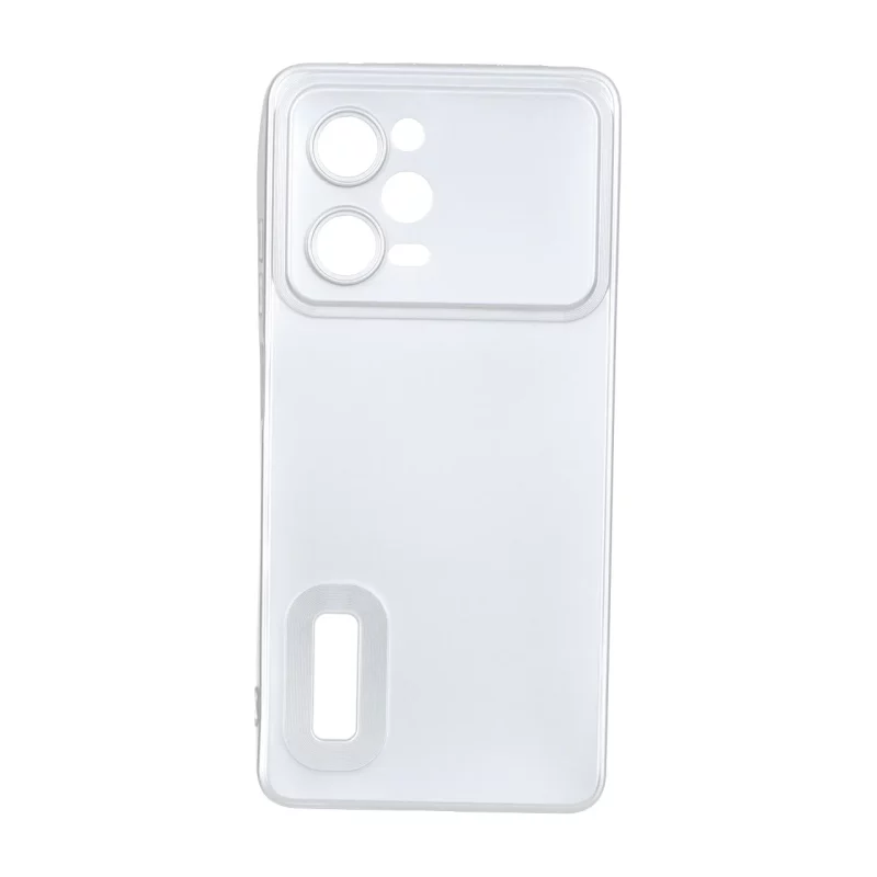 قاب طرح الکترواستاتیک مات محافظ لنزدار Xiaomi Redmi Note 12 Pro 5G / Xiaomi Poco X5 Pro 5G - نقره ای - تصویر 2