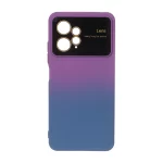 قاب Auto Focus دو رنگ محافظ لنز گلس دار Xiaomi Redmi Note 12 4G - سرمه ای بنفش