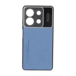 قاب Auto Focus طرح چرم Xiaomi Redmi Note 13 5G - آبی