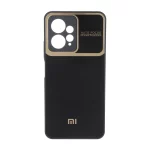 قاب Auto Focus پشت براق دور لنز آینه ای Xiaomi Redmi Note 12 4G - مشکی