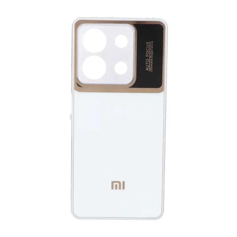 قاب Auto Focus پشت براق دور لنز آینه ای Xiaomi Redmi Note 13 5G - سفید - تصویر 2