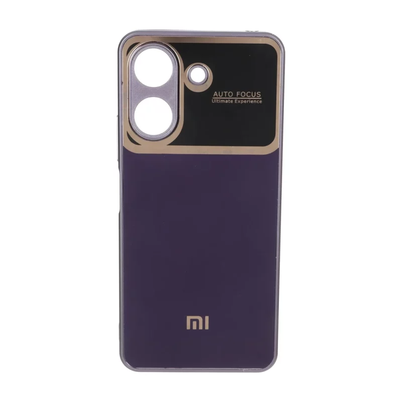 قاب Auto Focus پشت براق دور لنز آینه ای Xiaomi Redmi 13C / Poco C65 - بنفش - تصویر 2