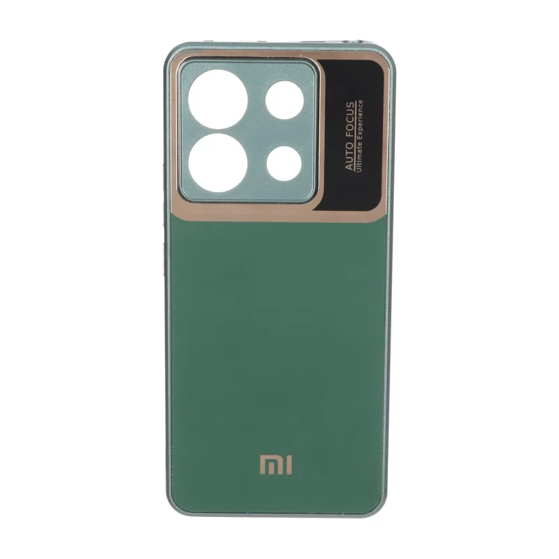 قاب Auto Focus پشت براق دور لنز آینه ای Xiaomi Redmi Note 13 Pro 5G / Poco X6 5G - سبز - تصویر 2