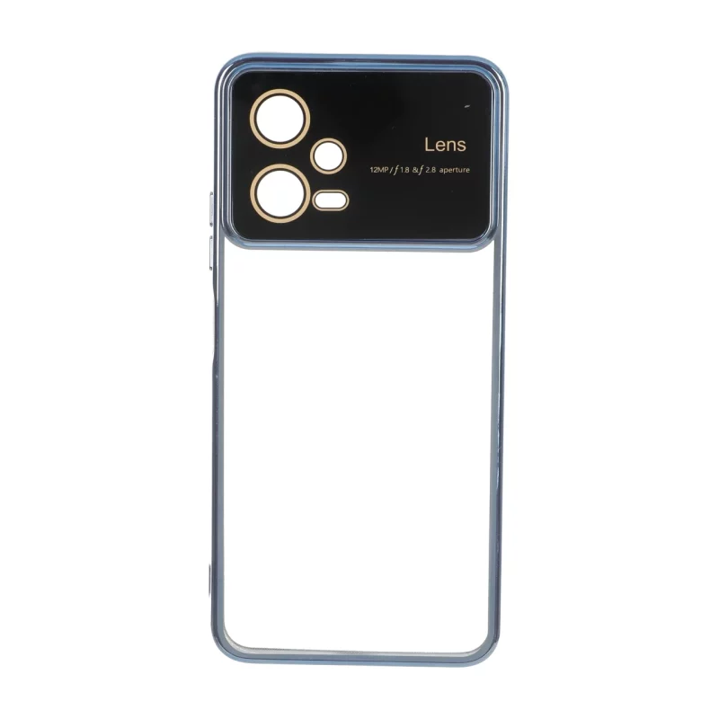 قاب دور رنگی محافظ لنز شیشه ای Xiaomi Redmi Note 12 5G / Poco X5 5G - آبی - تصویر 2