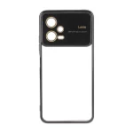 قاب دور رنگی محافظ لنز شیشه ای Xiaomi Redmi Note 12 5G / Poco X5 5G - مشکی