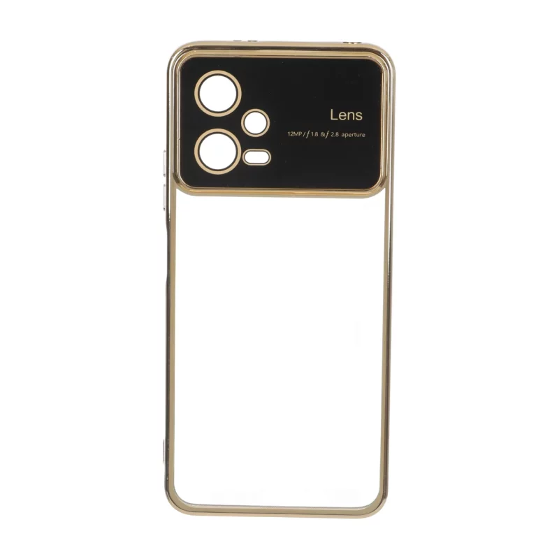 قاب دور رنگی محافظ لنز شیشه ای Xiaomi Redmi Note 12 5G / Poco X5 5G - طلایی - تصویر 2