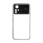 قاب دور رنگی محافظ لنز شیشه ای Xiaomi Redmi Note 12S - نقره ای