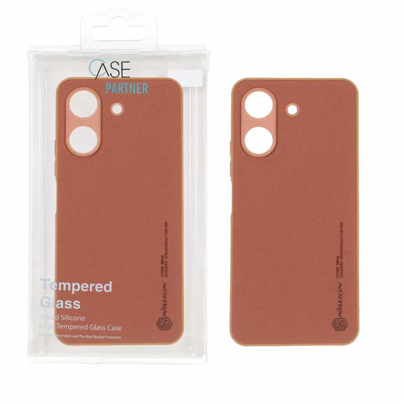 قاب Nillkin سوزنی محافظ لنز دار Xiaomi Redmi 13C / Poco C65 - قهوه ای (پک دار) - تصویر 2