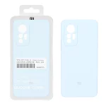 قاب سیلیکونی پاک کنی اورجینال درجه یک Xiaomi Mi 12 Lite - آبی آسمانی (پک دار)