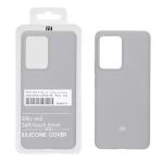قاب سیلیکونی پاک کنی اورجینال درجه یک Xiaomi Mi 13 Lite - طوسی (پک دار)