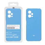 قاب سیلیکونی پاک کنی اورجینال درجه یک Xiaomi Redmi Note 12 5G / Poco X5 5G - آبی (پک دار)