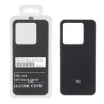 قاب سیلیکونی پاک کنی اورجینال درجه یک Xiaomi Redmi Note 13 Pro 5G / Poco X6 5G - مشکی (پک دار)