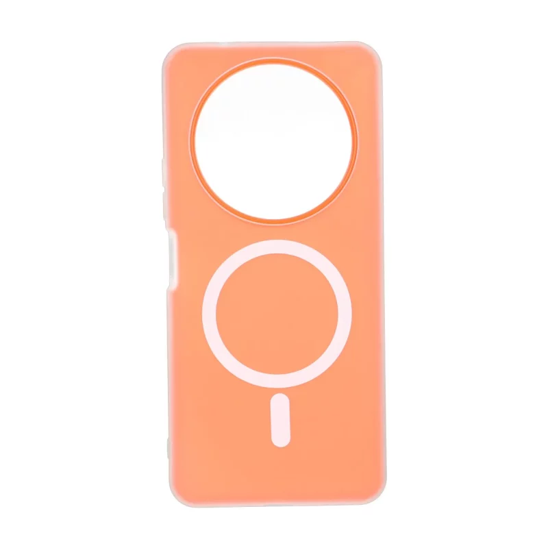 قاب دو لایه مات طرح مگ سیف Xiaomi Redmi A3 / A3x / Poco C61 - نارنجی - تصویر 2