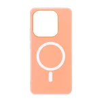 قاب دو لایه مات طرح مگ سیف Xiaomi Redmi Note 14 4G - نارنجی