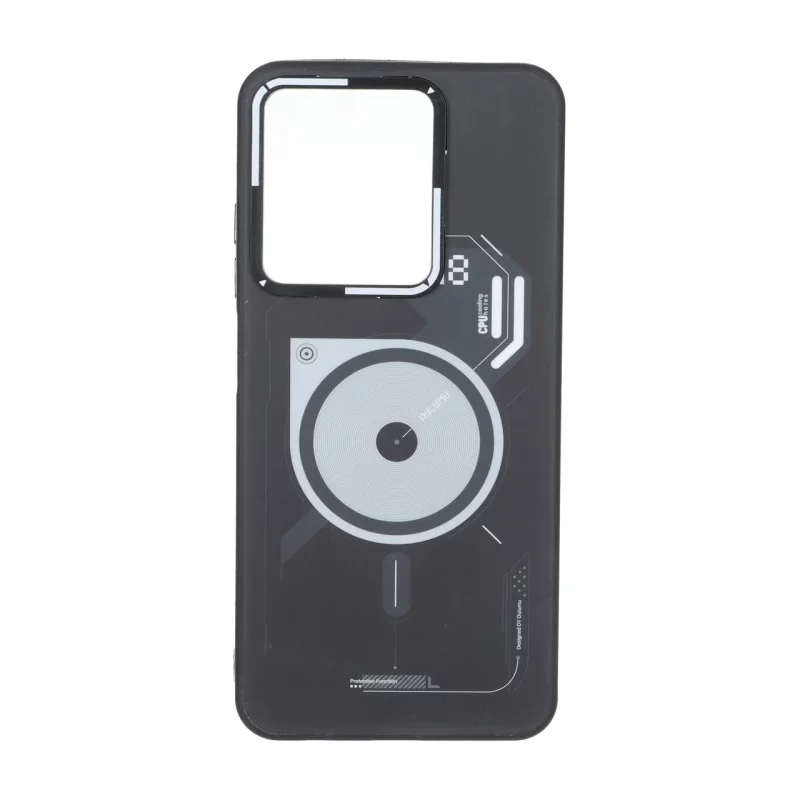 قاب Ouiumu طرح مگ سیف Xiaomi Redmi A5 / Poco C71 - مشکی - تصویر 2