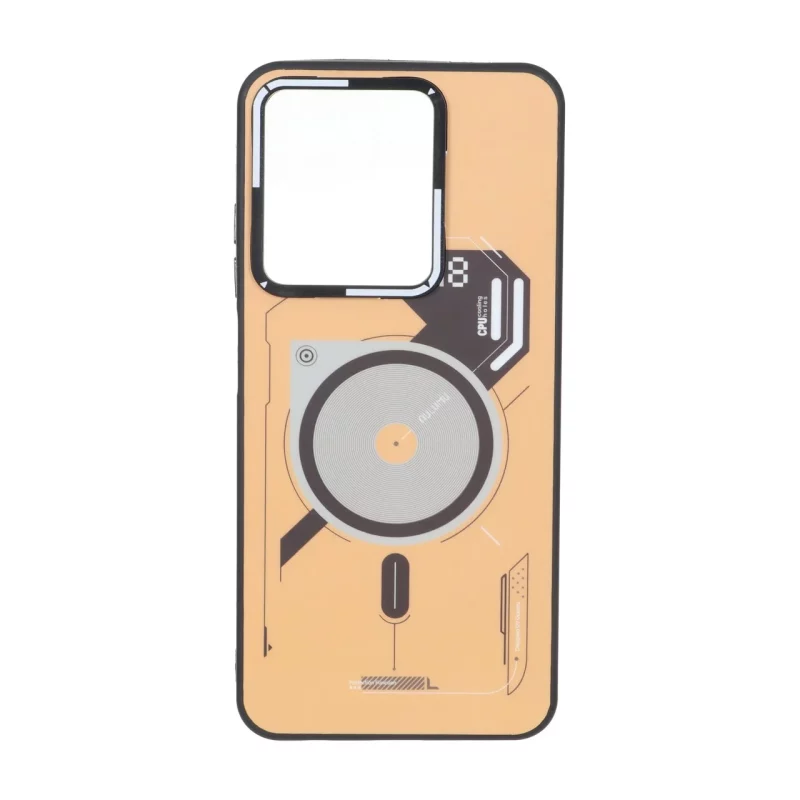 قاب Ouiumu طرح مگ سیف Xiaomi Redmi A5 / Poco C71 - نارنجی - تصویر 2
