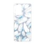 قاب اطلسی دور ژله ای طرح پر Xiaomi Redmi Note 10 Pro 4G / Redmi Note 10 Pro Max - کد 256