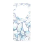 قاب اطلسی دور ژله ای طرح پر Xiaomi Redmi 14C / Redmi A4 / Poco C75 - کد 274